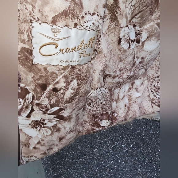 GORGEOUS GENUINE AUTUMN HAZE MINK FUR & GENUINE LEATHER COAT SIZE: Medium-Large - Picture 9 of 14